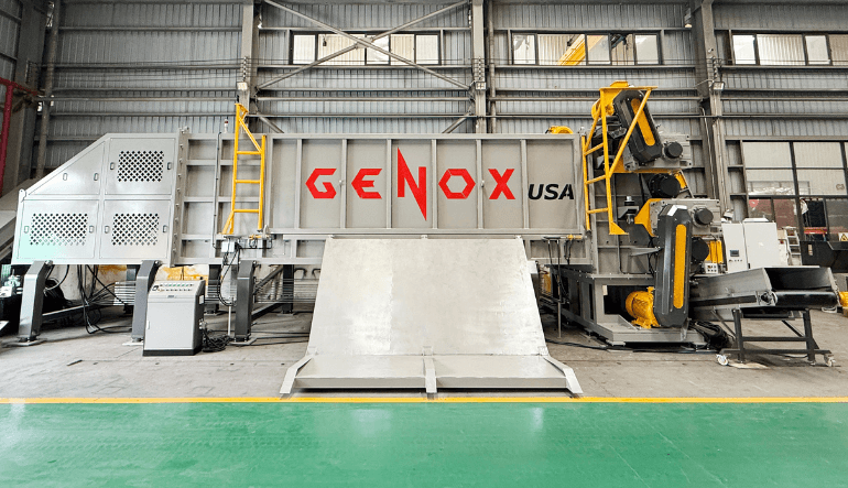 GENOX J2000: World's Largest Pipe Shredder