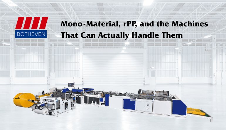 Mono-Material, rPP, and the Machines That Can Actually Handle Them