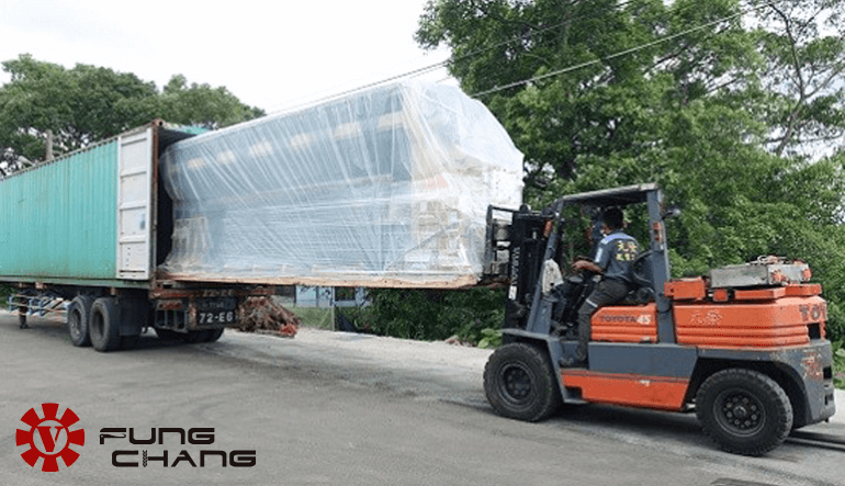 Raschel Knitting Machine Exported to Middle East