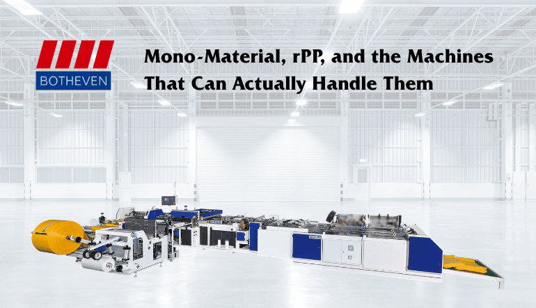 Mono-Material, rPP, and the Machines That Can Actually Handle Them