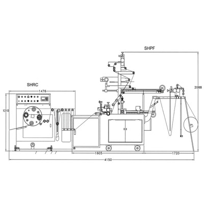 Servo Motor Driven Perforating Bag Making Machine with Automatic Rewinding Module - Three Fold 1