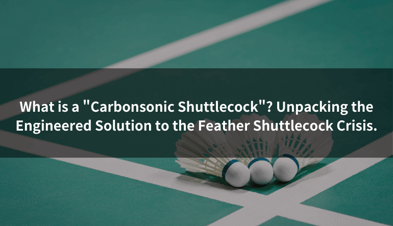 What is a "Carbonsonic Shuttlecock"? Unpacking the Engineered Solution to the Feather Shuttlecock Crisis.
