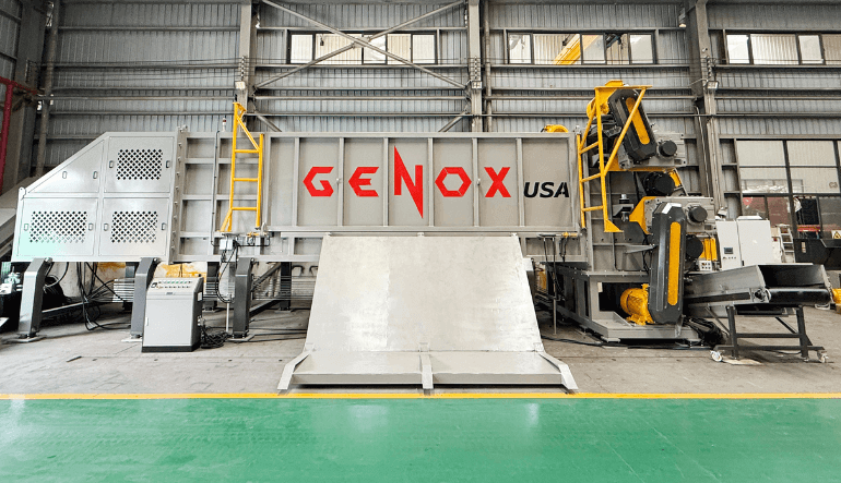 GENOX J2000: World's Largest Pipe Shredder