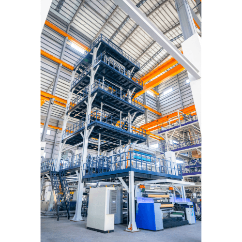 Three-Layer Co-Extrusion Blown Film Machine KS-ML3-95-110-95