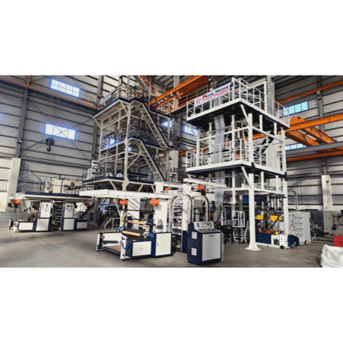 Three-Layer HDPE Co-Extrusion Blown Film Machine