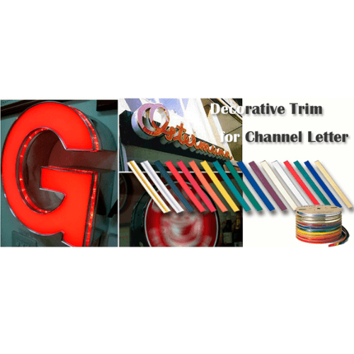 Decorative Trim for Channel Letter