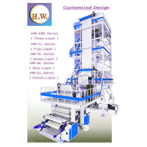 ABC THREE LAYER CO-EXTRUSION SUPER HIGH SPEED BLOWN FILM LINE