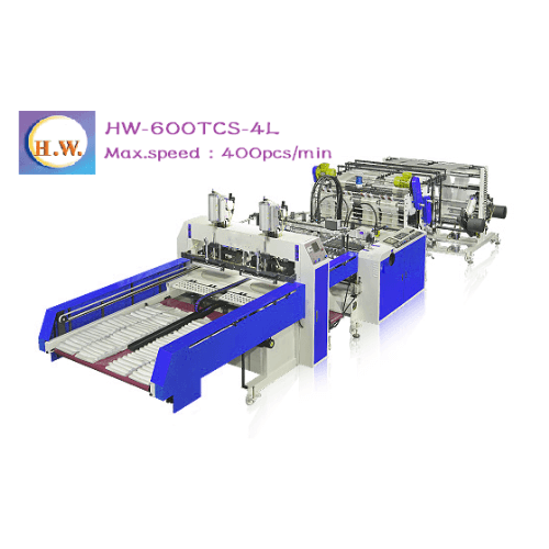 T-shirt bag making machine