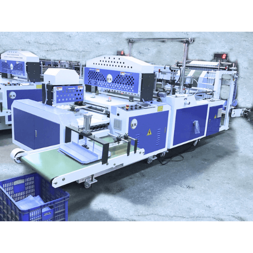 Fully Servo Motor Control Automatic Sealing, Cutting & Folding Garbage Bag Machine