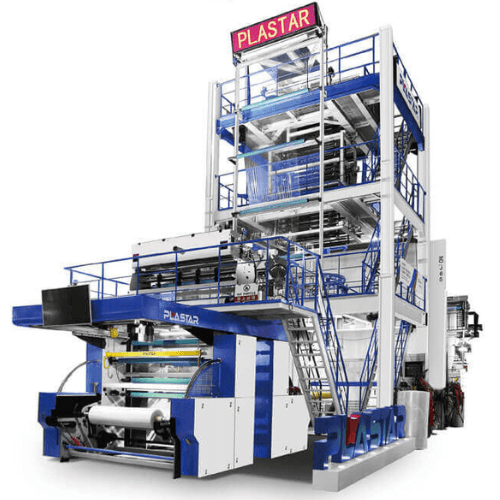 Five-Layer Co-Extrusion Blown Film Machine for Polyethylene