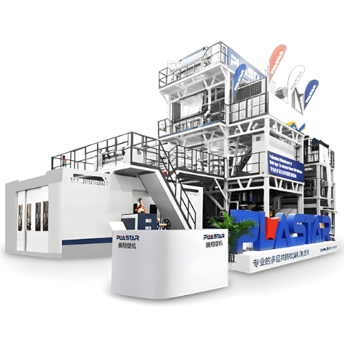 Plastar 3 Layer Blown Film Extrusion Line ABC Film Blowing Machine