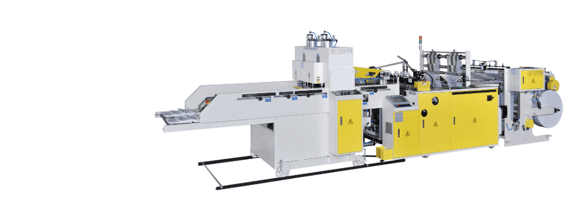 2 Lines Hot Cutting T-shirt Bag Making Machine