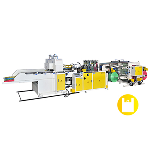 2 or 4 Lines Hot Cutting T-shirt Bag Making Machine