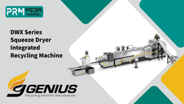 DWX Series Squeeze Dryer Recycling Machine | Dual Function Within One Screw - Genius Machinery
