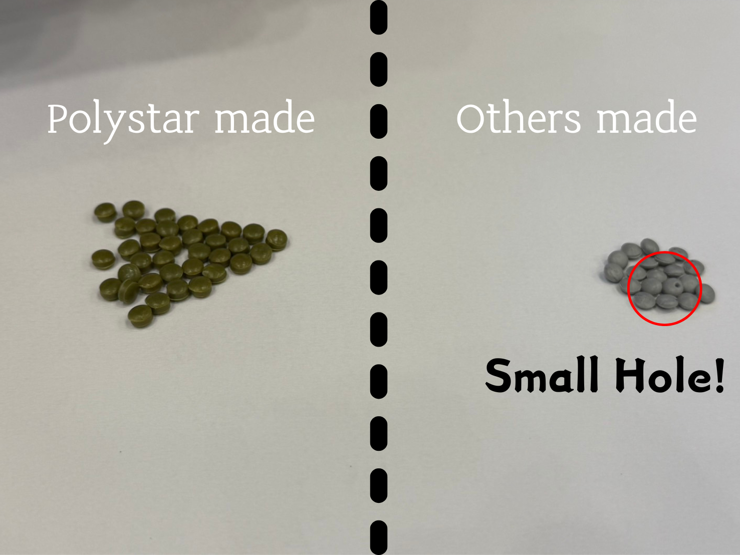 POLYSTAR’s pellets are of consistent quality, ensuring that the films made from them are stronger, smoother, and free of defects