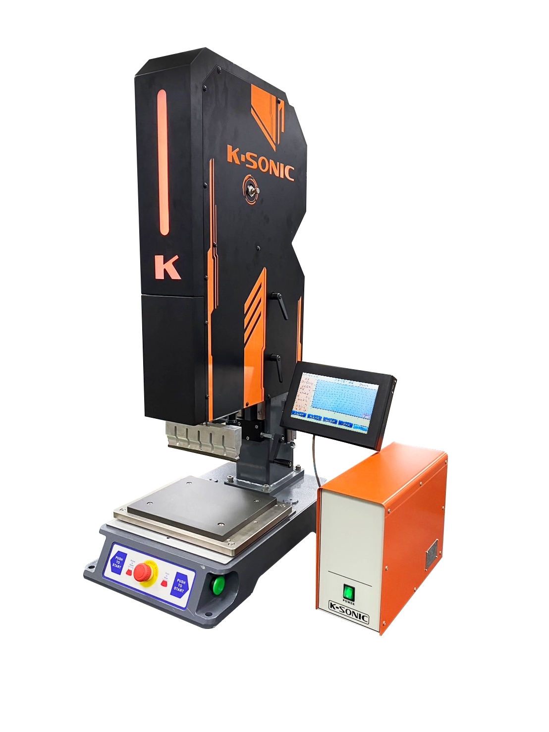 The K-sonic Flagship High-Efficiency Clean Energy Welding Machine integrates cutting-edge technology with superior performance, providing a green solution to enhance equipment energy efficiency and reduce environmental noise pollution. Its precise positioning detection, pressure sensing, and energy control ensure flawless welding every time.