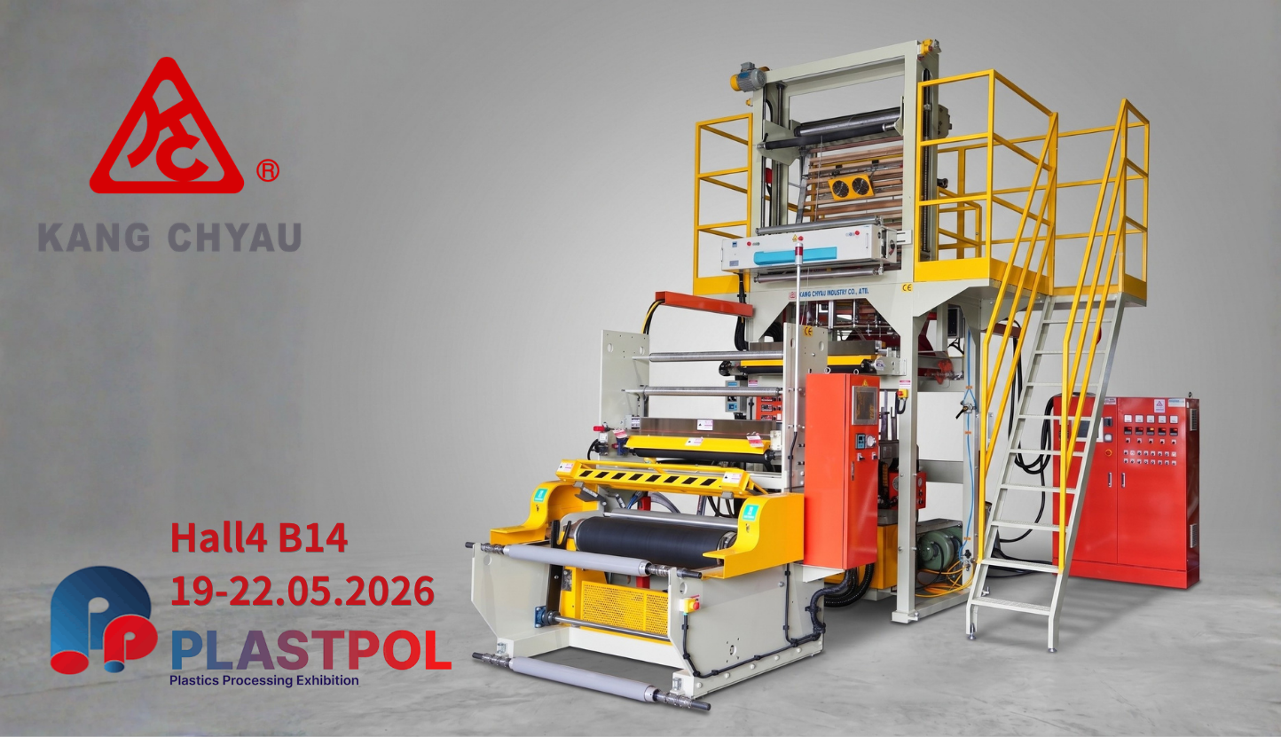 KANG CHYAU—a globally recognized pioneer in plastic extrusion technology—is proud to announce the latest breakthrough in our high-speed machinery lineup: the KMT-55CE Blown Film Machine